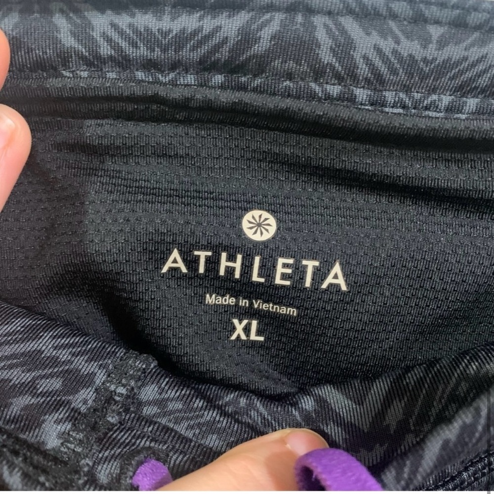 Athleta Black Patterned Skort - image 7